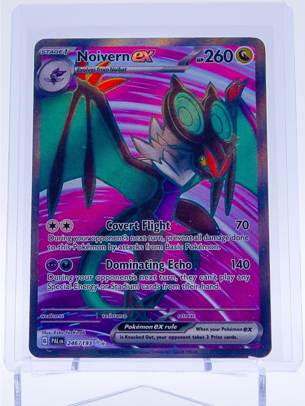 Pokemon Noivern 246/193 EX Ultra Rare Holo Paldea Evolved NM